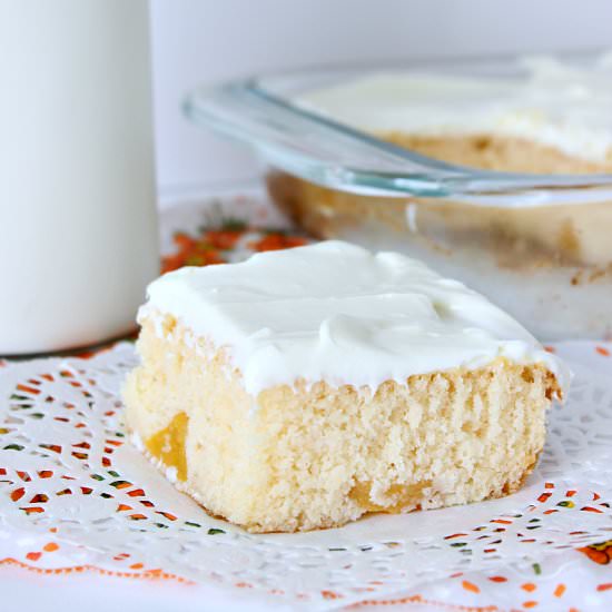 Easy Summer Peach Cake
