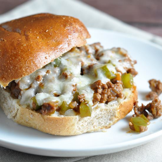 Easy Philly Cheese Steak Sloppy Joe
