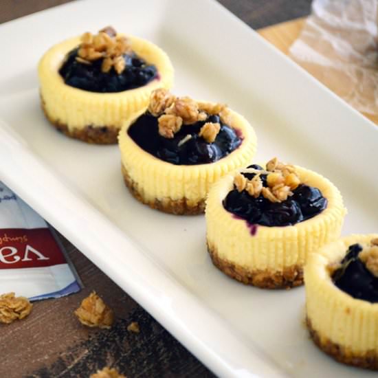 GF Mini Granola Cheesecakes