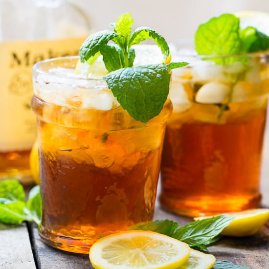 Sweet Tea Mint Juleps