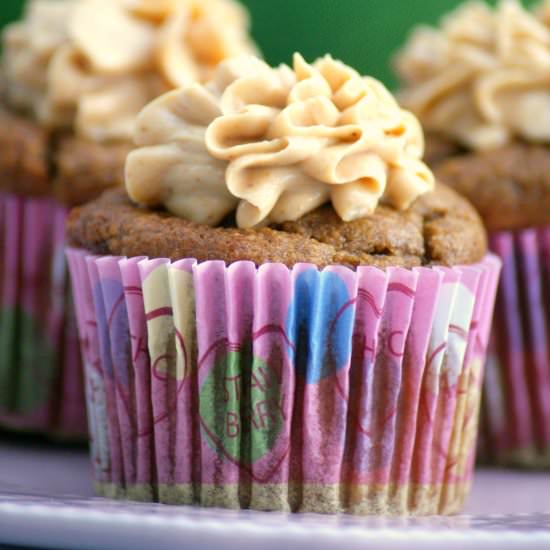 PB and Banana Protein Cupcakes