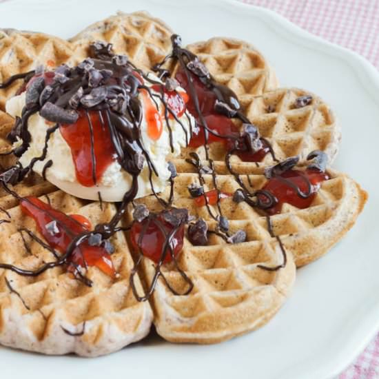 Strawberry Waffles