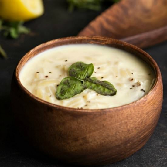Avgolemono Greek Lemon Chicken Soup