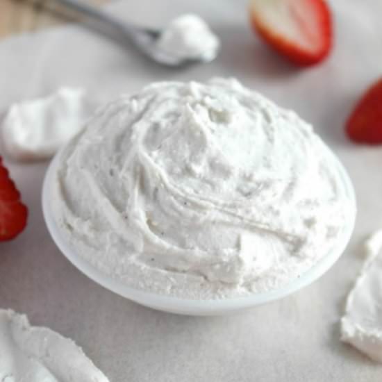 whipped Vanilla Coconut Cream