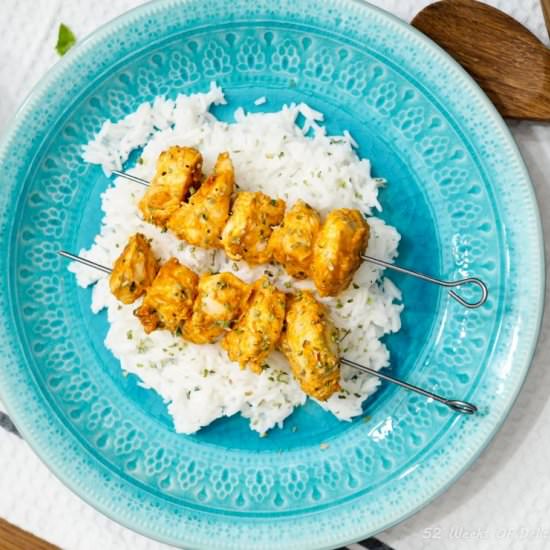 Turkish Chicken Skewers