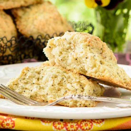 Lavender Poppy Seed Scones