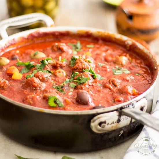 SAUSAGE AND OLIVE SPAGHETTI SAUCE