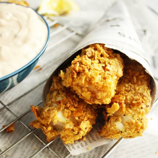 Healthy Baked Fish Sticks