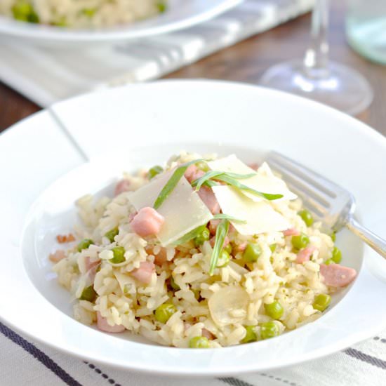 Pancetta, Pea & Manchego Risotto