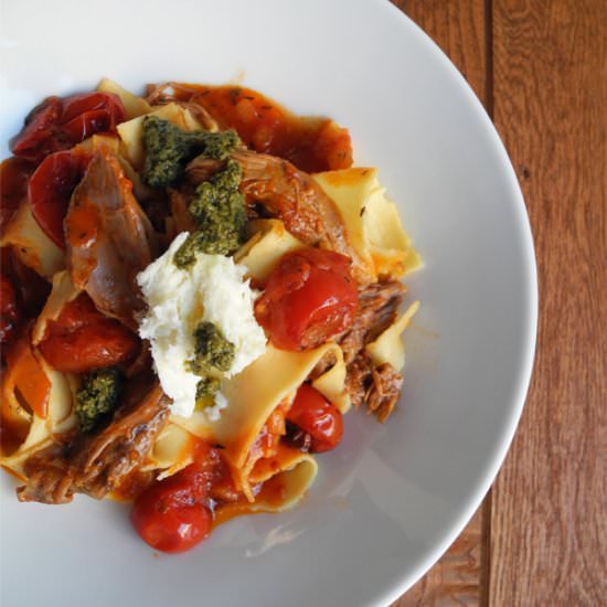 Slow-Roasted Lamb Pasta