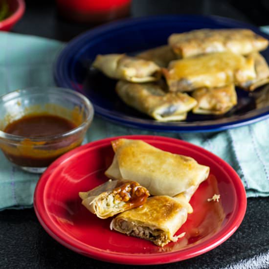 Pulled Pork Egg Rolls