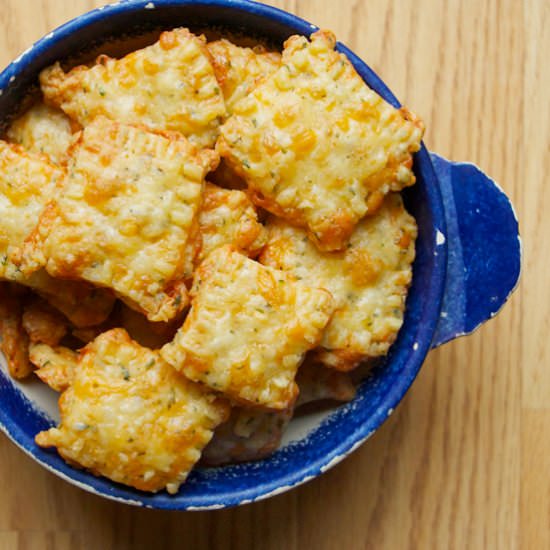 Homemade Cheese Crackers