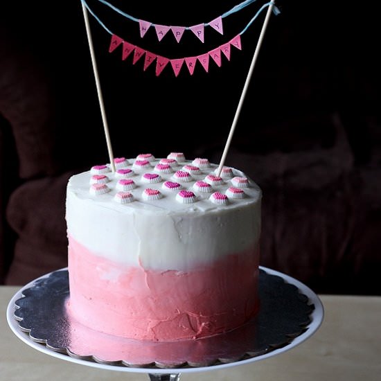Ombre cake