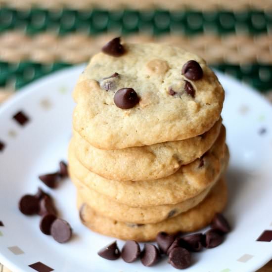 Eggless Chocolate Chip Cookies