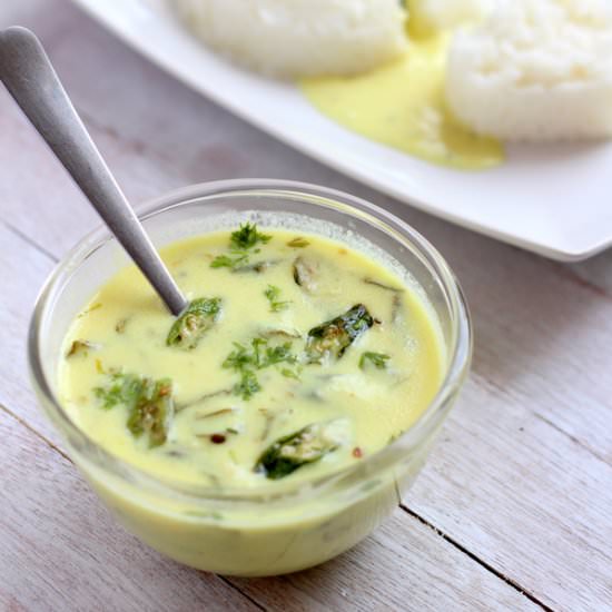 Bhindi kadhi