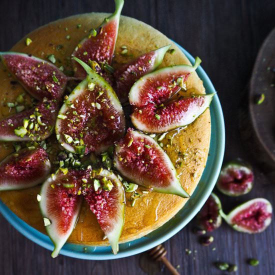 Fig & Cinnamon Souffle Cheesecake