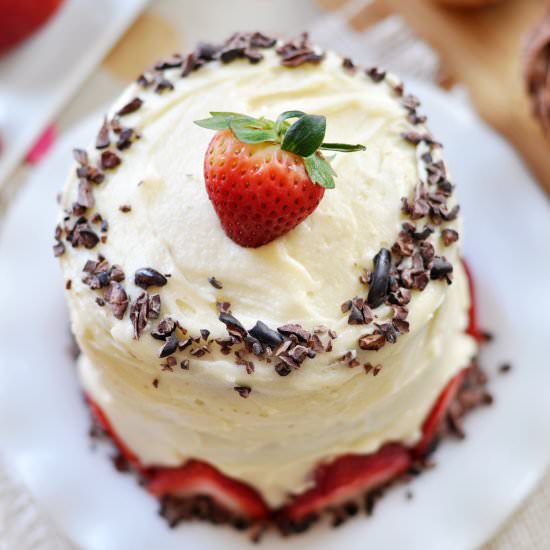 Classic Vanilla Birthday Cake