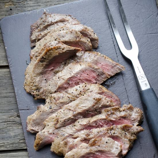 Beer Marinated Grilled Steak