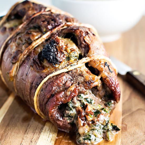 Baked Stuffed Flank Steak