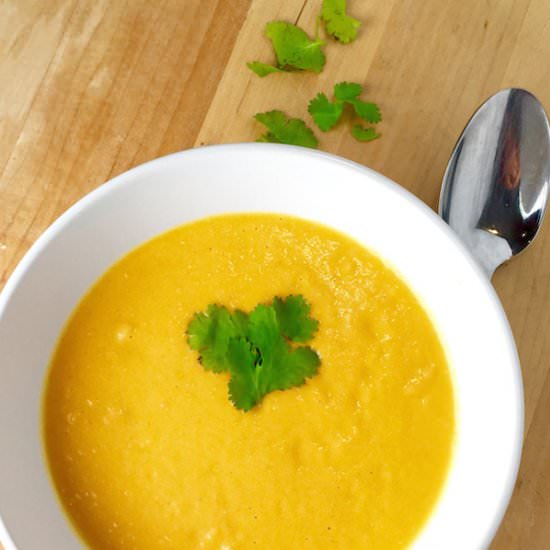 Carrot Ginger & Coconut Milk Soup
