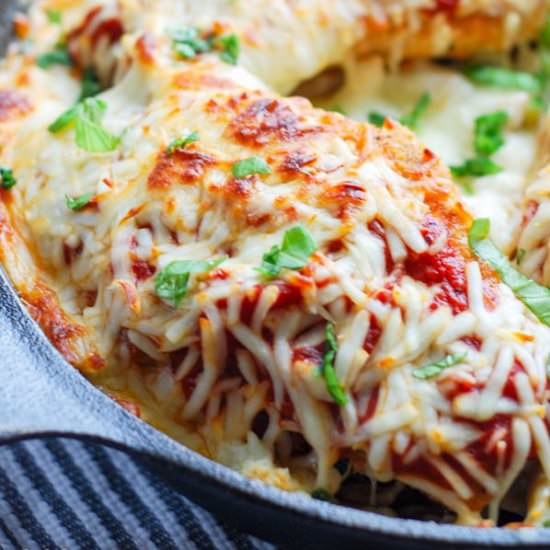 Chicken Parmesan Alfredo