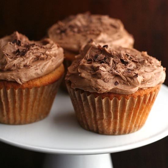 Caramel Milk Chocolate Cupcakes