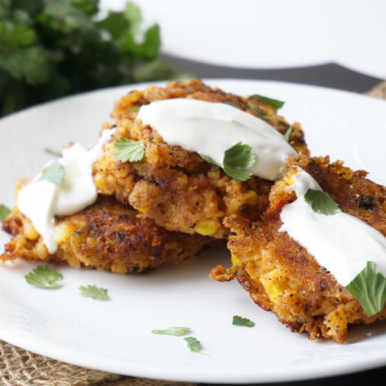 Chorizo and Chipotle Potato Cakes