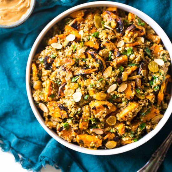 Curried Grilled Sweet Potato Salad