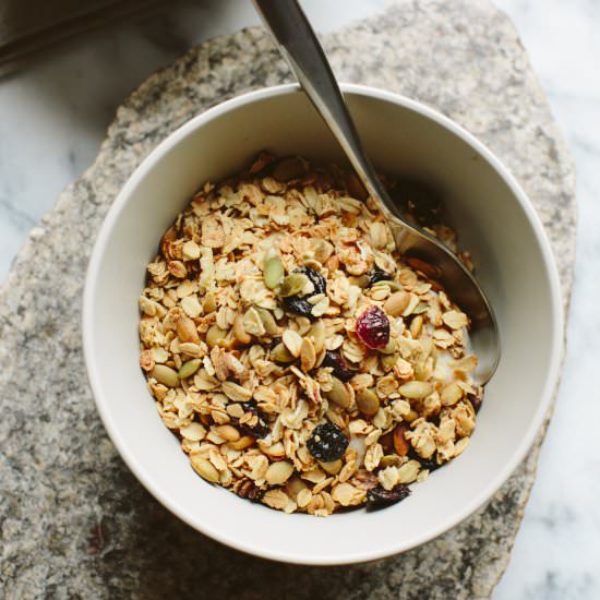 Maple, Fruit and Nut Granola