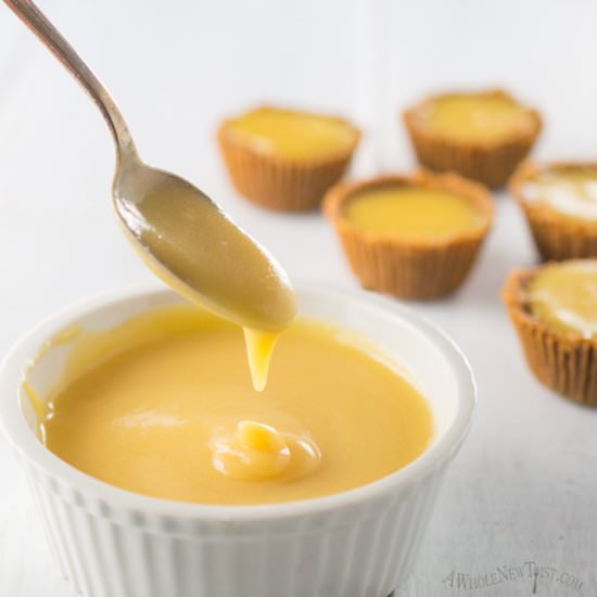Honey Sweetened Lemon Curd