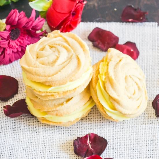 Vanilla & Lemon Spritz Cookies