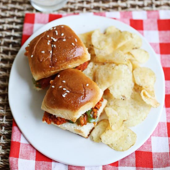 Baked Vegetarian Sloppy Joes