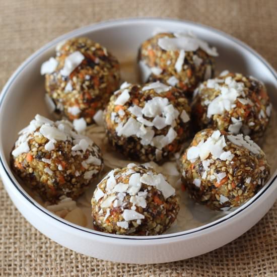 Carrot Cake Protein Bites