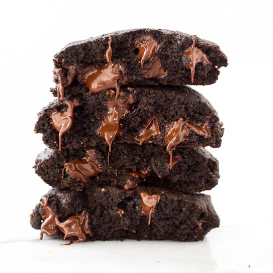 Double Chocolate Brownie Cookies