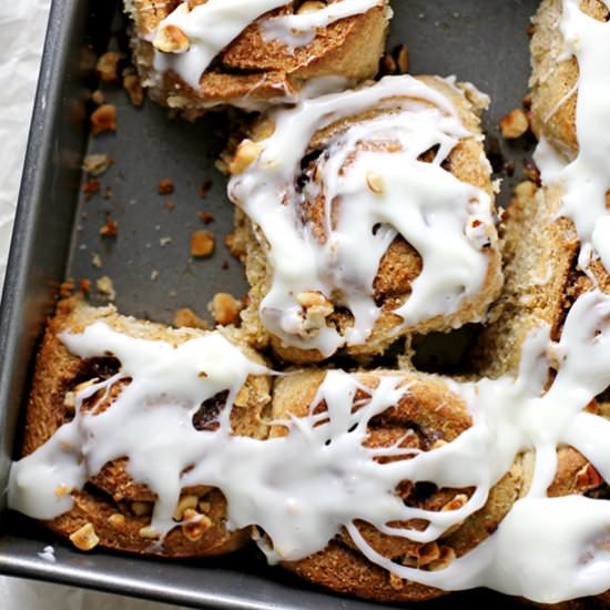 Hazelnut Rye Rolls