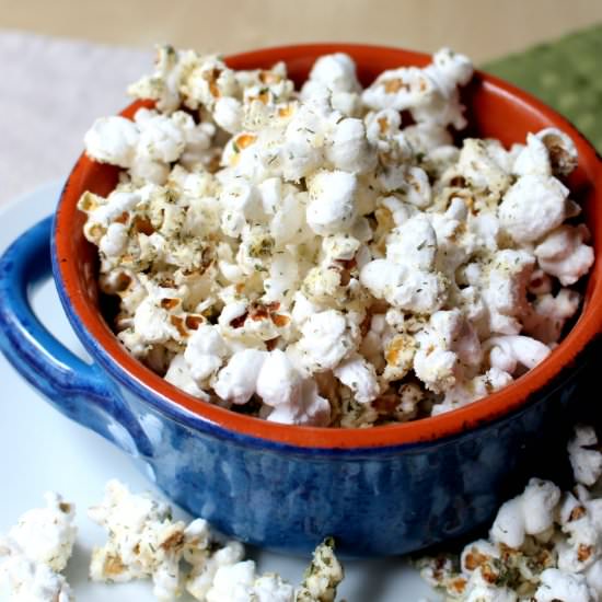 Sour Cream and Onion Mix Popcorn
