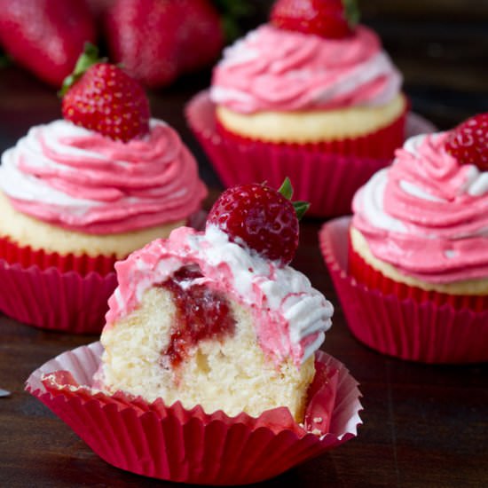 Strawberry Cupcakes