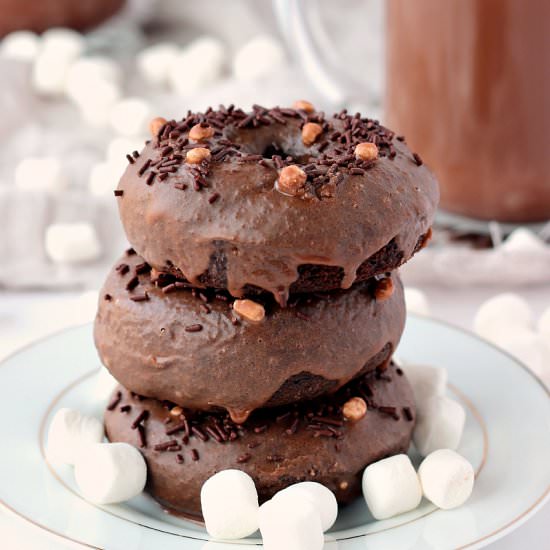 Mexican Hot Chocolate Doughnuts