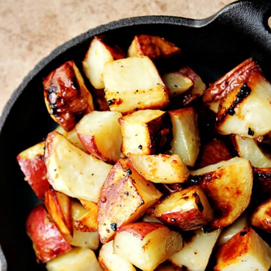 Lemon Garlic Roasted Potatoes