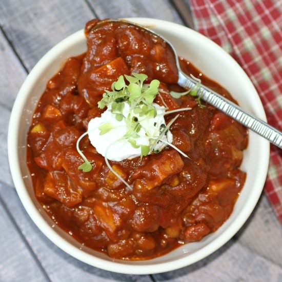 Sweet Potato And Goji Berry Chili