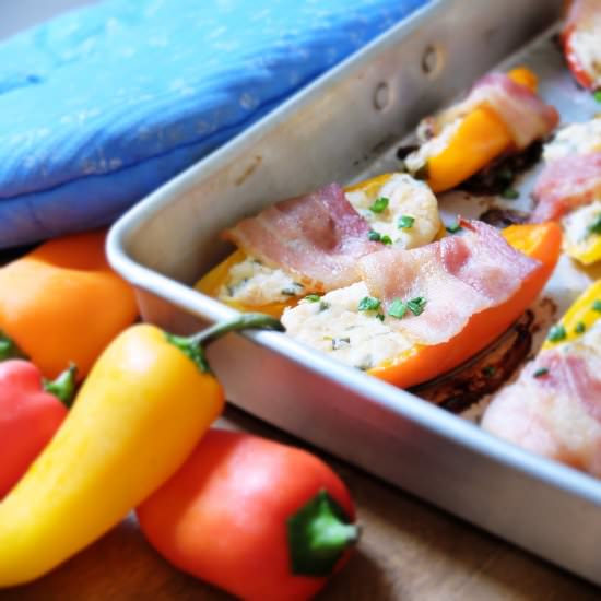 Bacon and Cream Cheese Mini Peppers