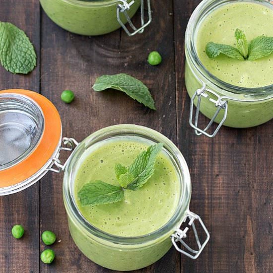 Spring Pea and Mint Soup