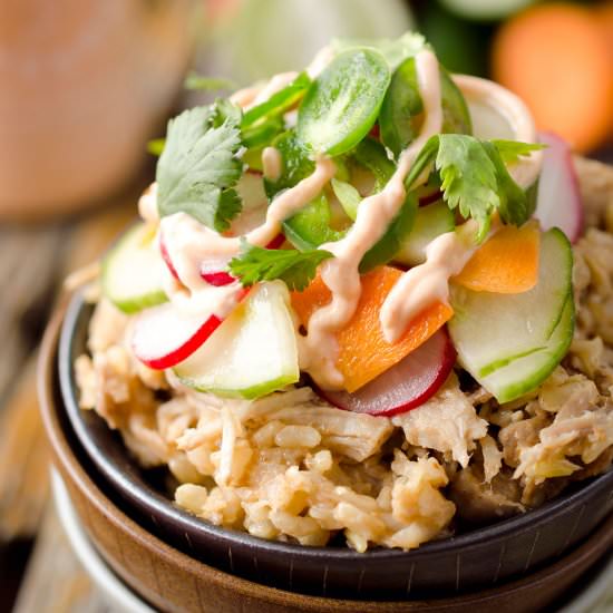 Crock Pot Banh Mi Bowls