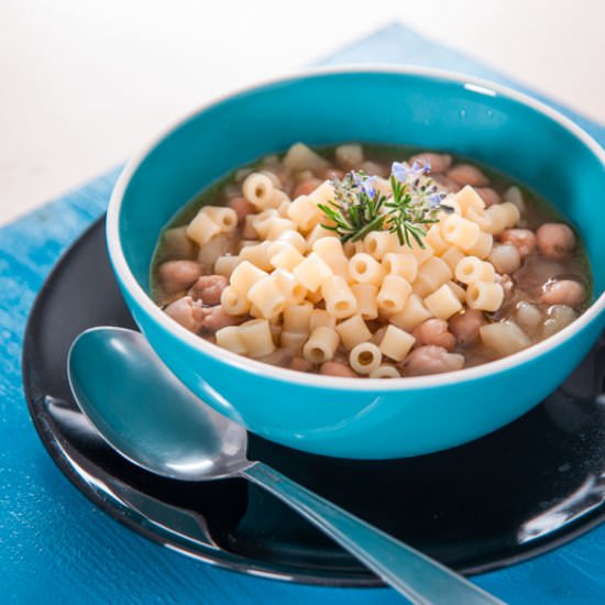 Rosemary and Chickpea Soup