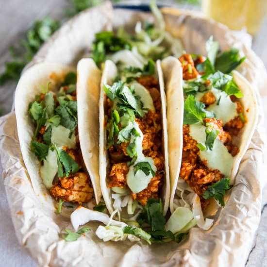 Spicy Chipotle Tofu Tacos