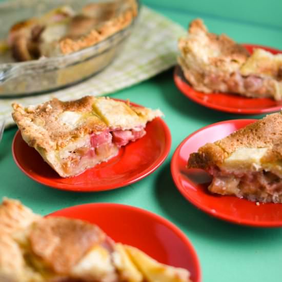Rhubarb Custard Pie