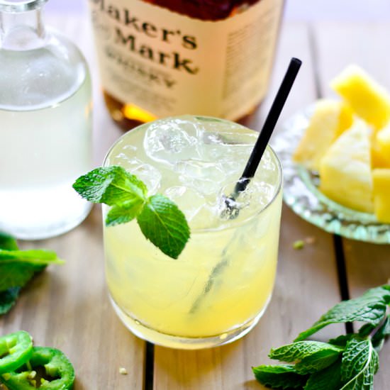 Spicy Pineapple Mint Julep