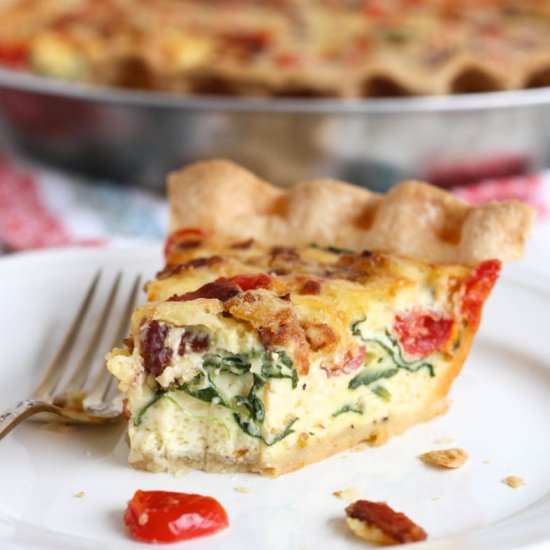 BLT Quiche