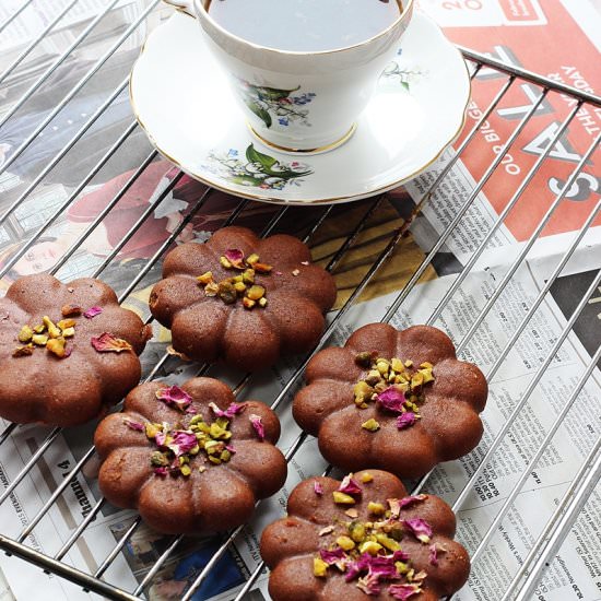 Almond, Amaranth Chocolate Cookies
