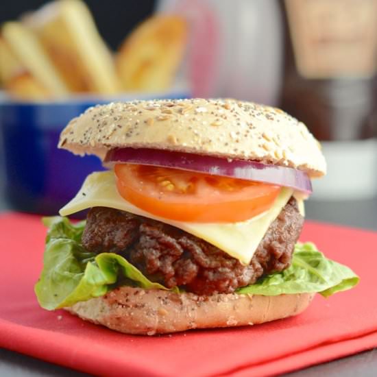 Easy Homemade Beef Burgers